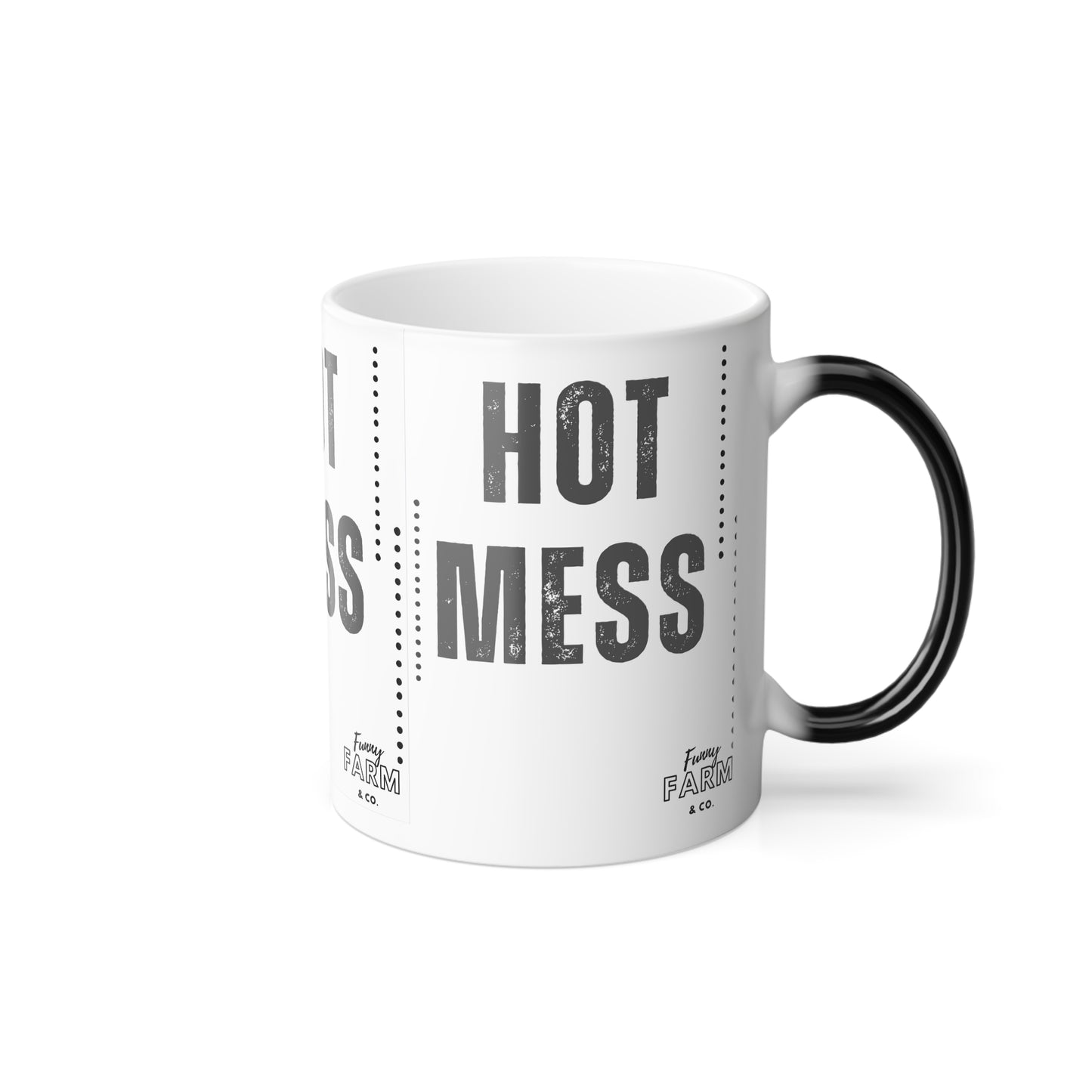 Hot Mess Color-Changing Mug — Funny 11oz Heat Reveal Coffee Cup