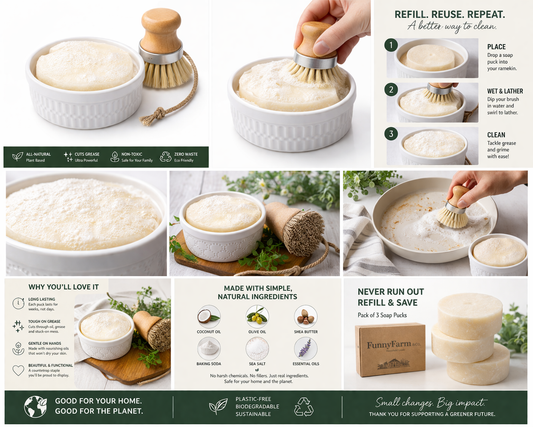 Home Magic: Solid Dish Bar Soap-Grease Beast™