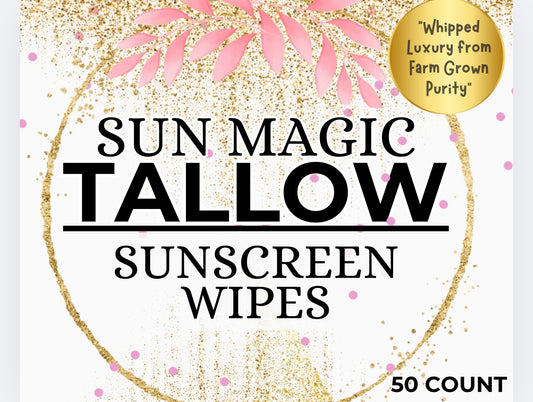 Sun Magic-Tallow Sunscreen Wipes