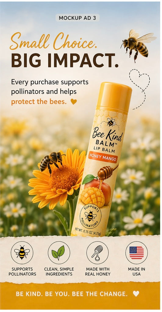 Save the Bees- Bee Kind Lip Balms