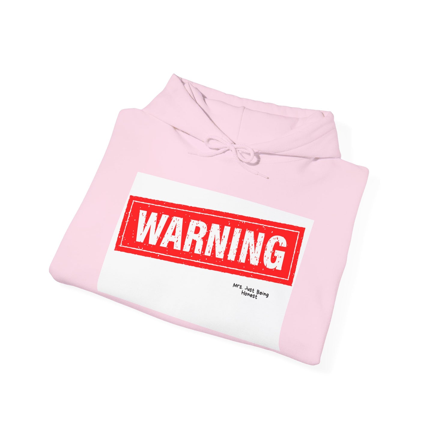 Warning Hoodie — Graphic Sweatshirt for Casual Everyday Wear