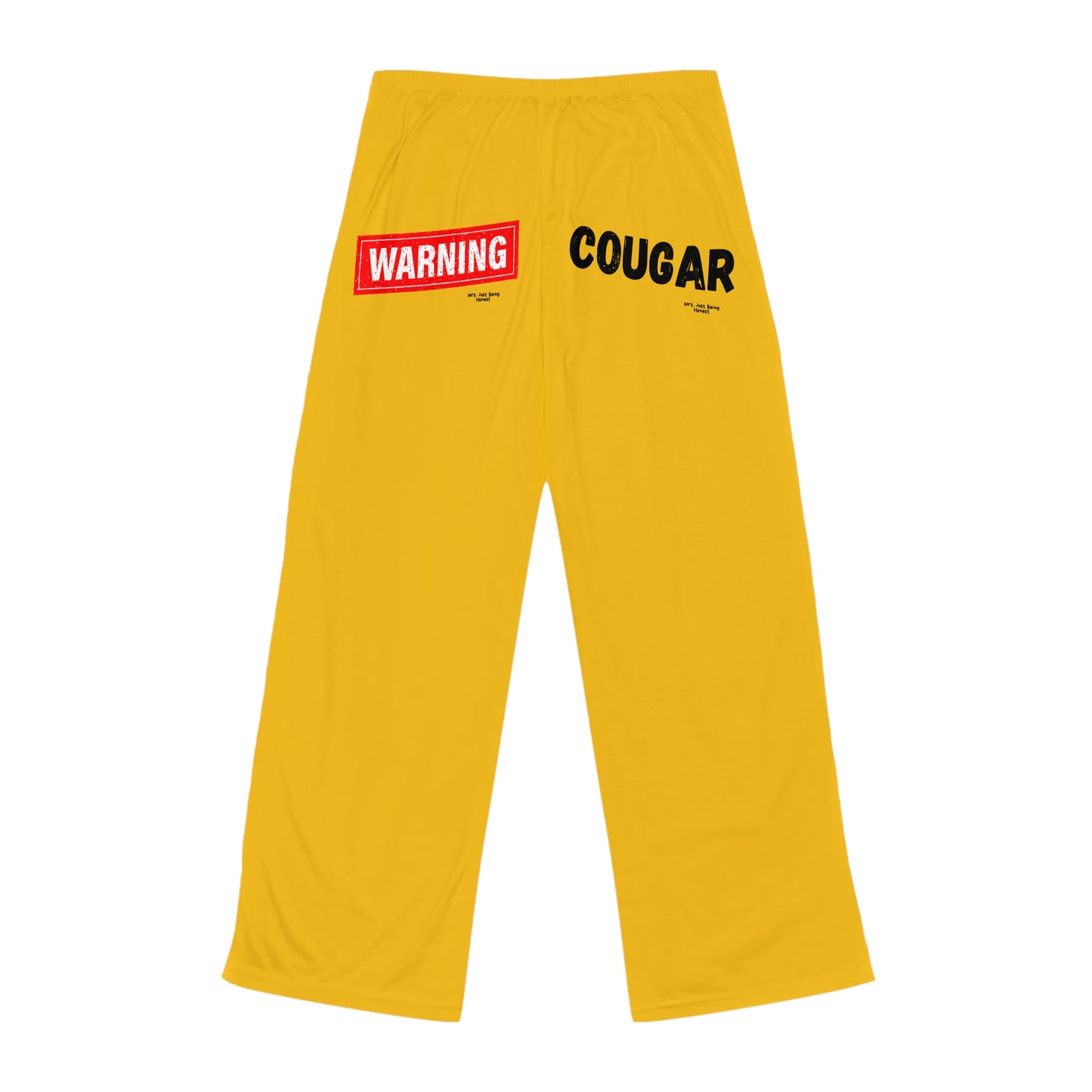 Warning: Cougar Women's Pajama Pants (AOP)