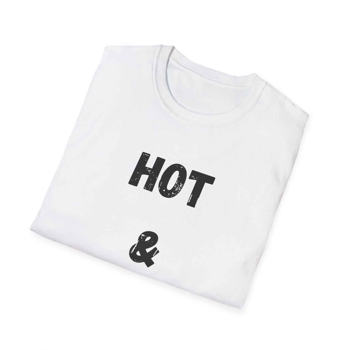 Hot & Single Graphic T-Shirt — Vintage Bold Text Tee