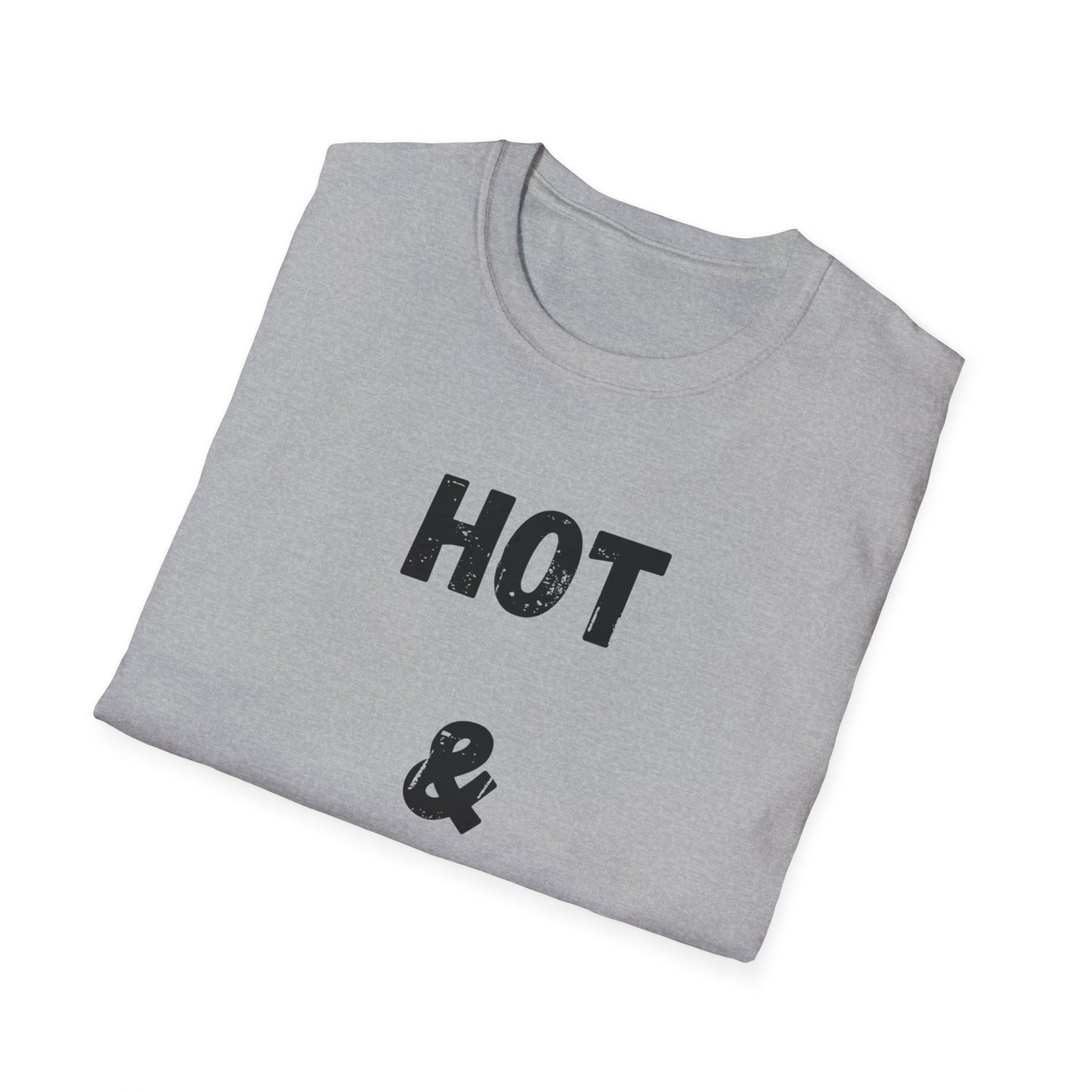 Hot & Single Graphic T-Shirt — Vintage Bold Text Tee