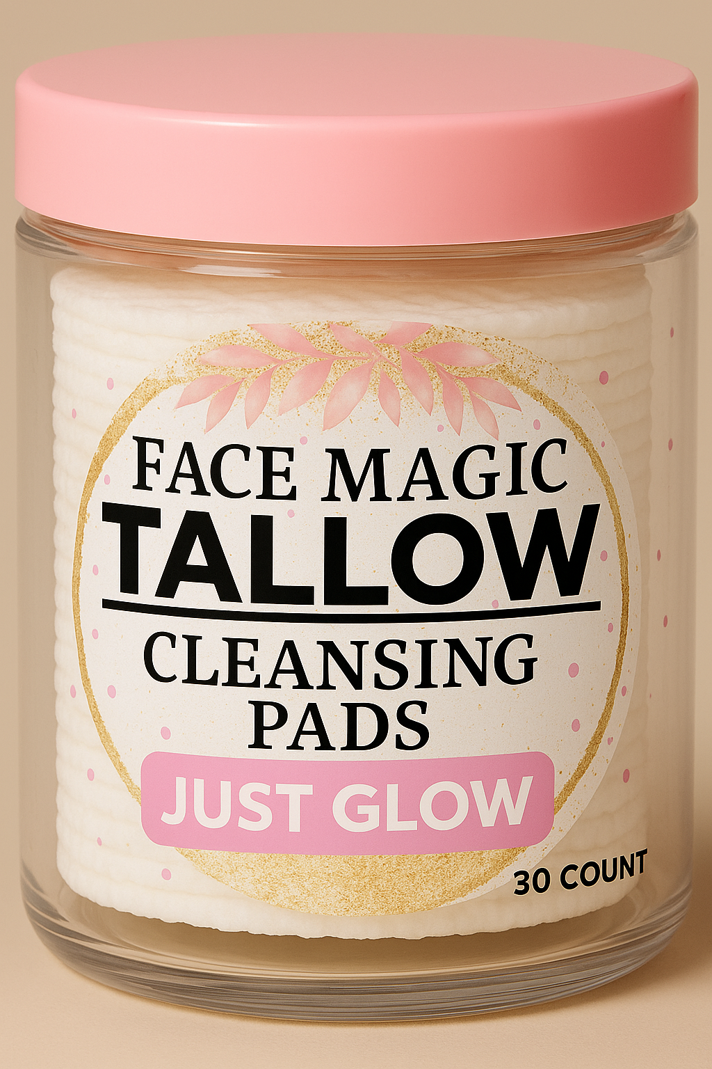 Face Magic: Just Glow- Skin Toner/Exfoliator/Cleaning Pads