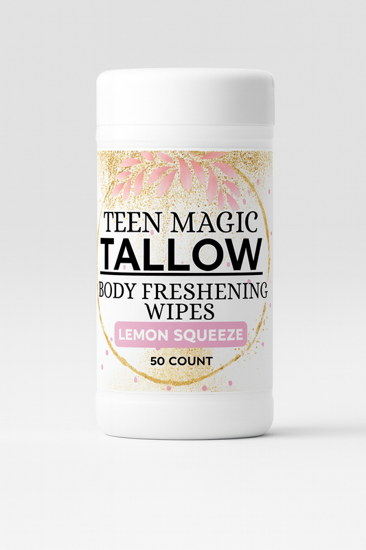 Teen Magic: Body Freshening Tallow Wipes
