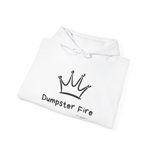 Dumpster Fire Queen Funny Hoodie — Hot Mess Co. Graphic Pullover
