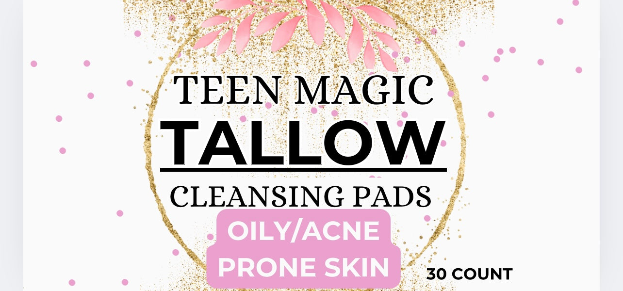 Teen Magic:Tallow Nighttime Face Cleaning Pads