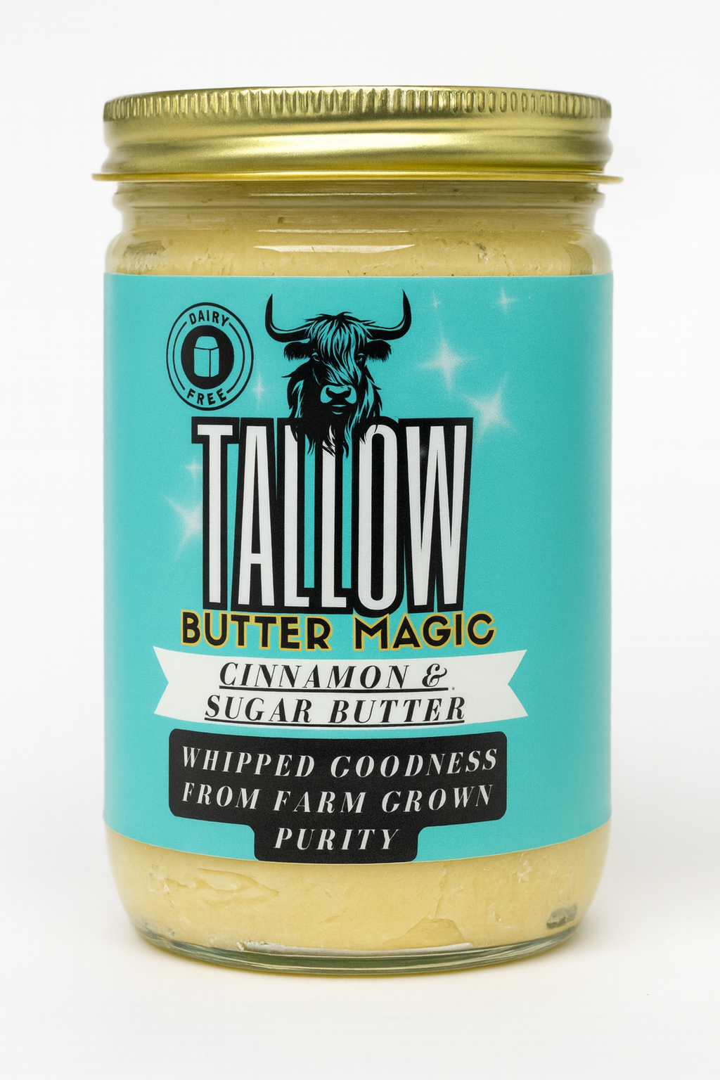 Whipped Grass-Fed Tallow Cinnamon Sugar Butter-Dairy Free