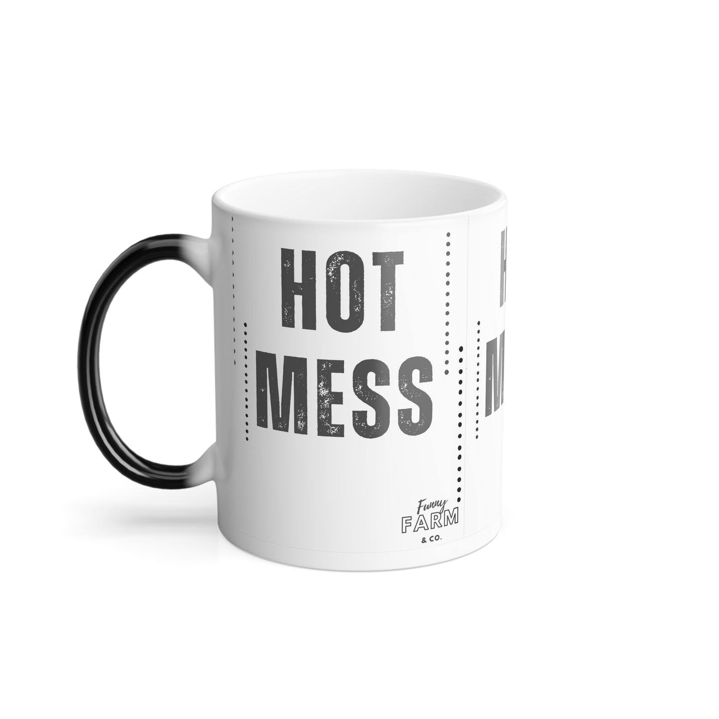 Hot Mess Color-Changing Mug — Funny 11oz Heat Reveal Coffee Cup