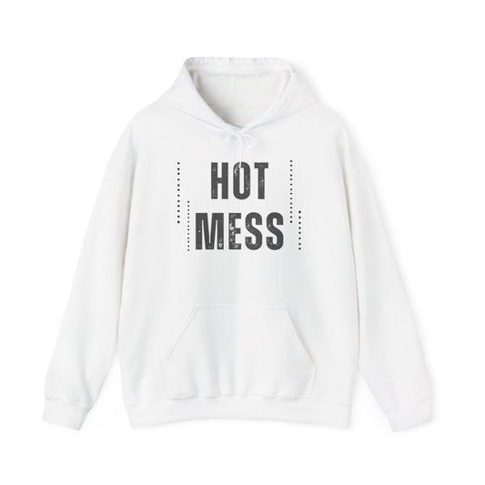 Hot Mess Hoodie — 'Hot Mess' Graphic Sweatshirt for Casual Everyday Wear