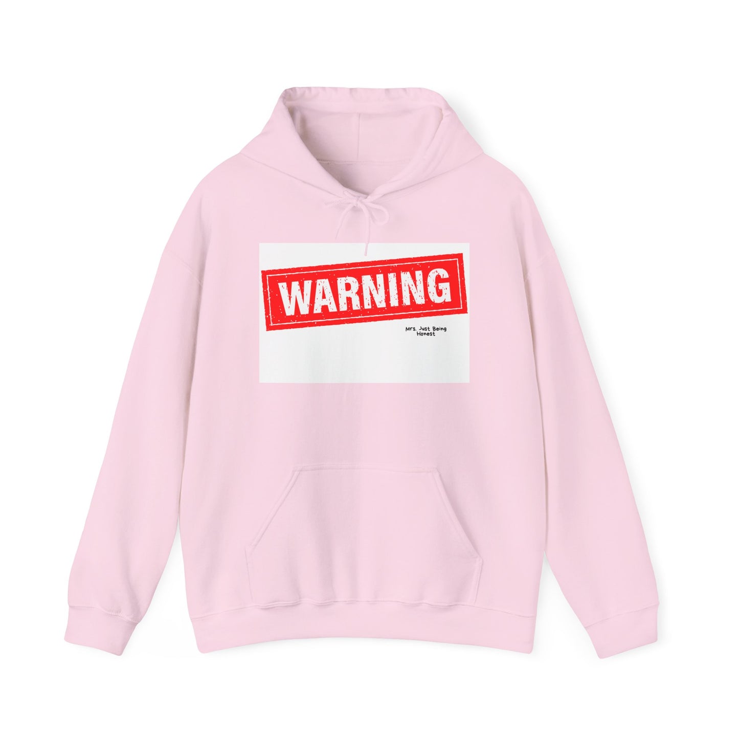 Warning Hoodie — Graphic Sweatshirt for Casual Everyday Wear