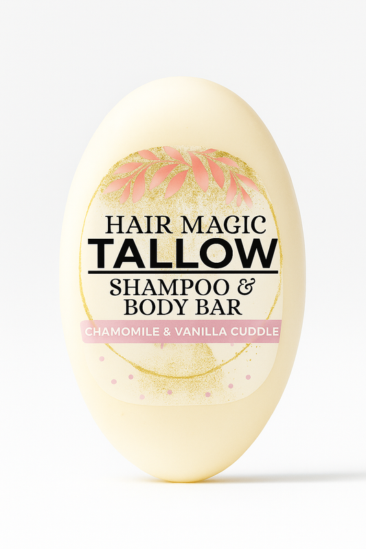 Hair Magic: Tallow Conditioner Bar-Vanilla