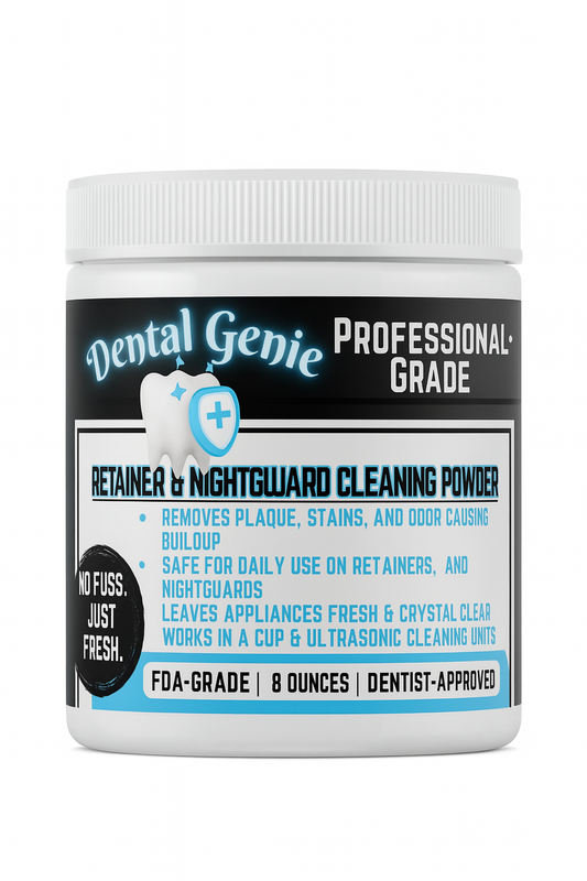 Dental Genie: Professional-Grade Retainer & Nightguard Cleaning Powder