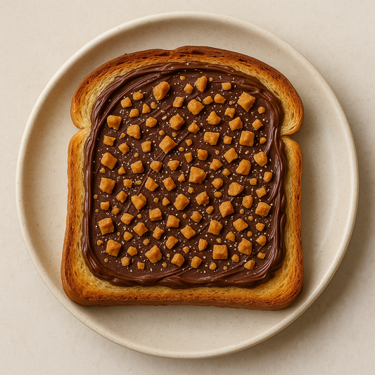 Holy Toast! Toffee Crunch-The sprinkle that says ‘I love you’ in toffee...
