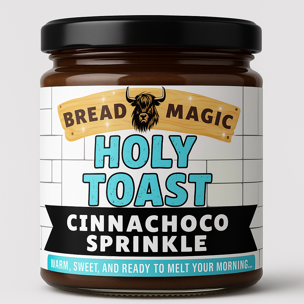 Holy Toast! CinnaChoco Sprinkle-Warm, sweet, and ready to melt your morning...
