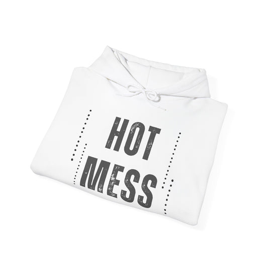 Hot Mess Hoodie — 'Hot Mess' Graphic Sweatshirt for Casual Everyday Wear
