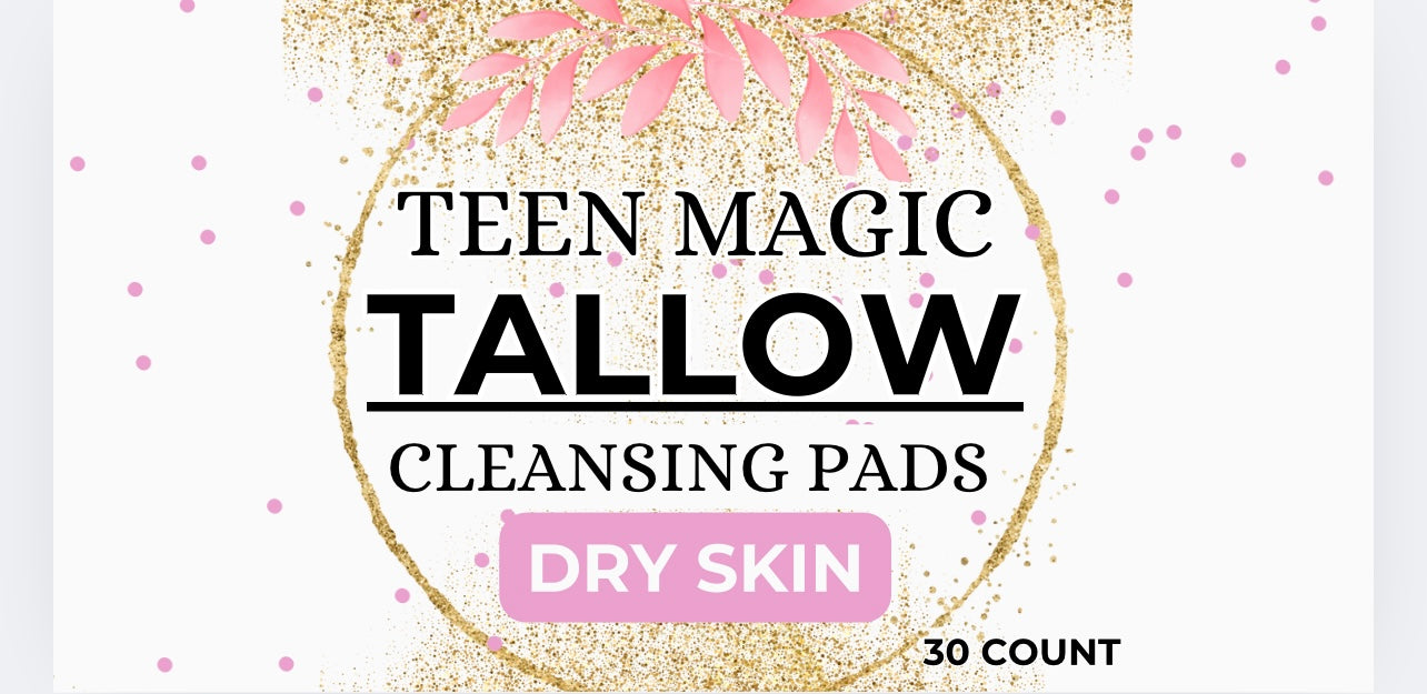 Teen Magic:Tallow Nighttime Face Cleaning Pads