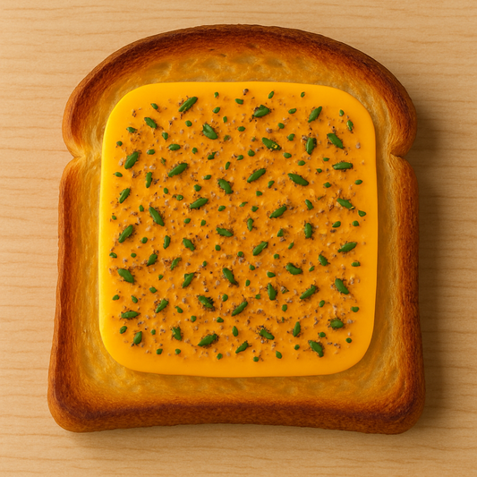 Holy Toast: Jalepeno N' Cheddar Delight