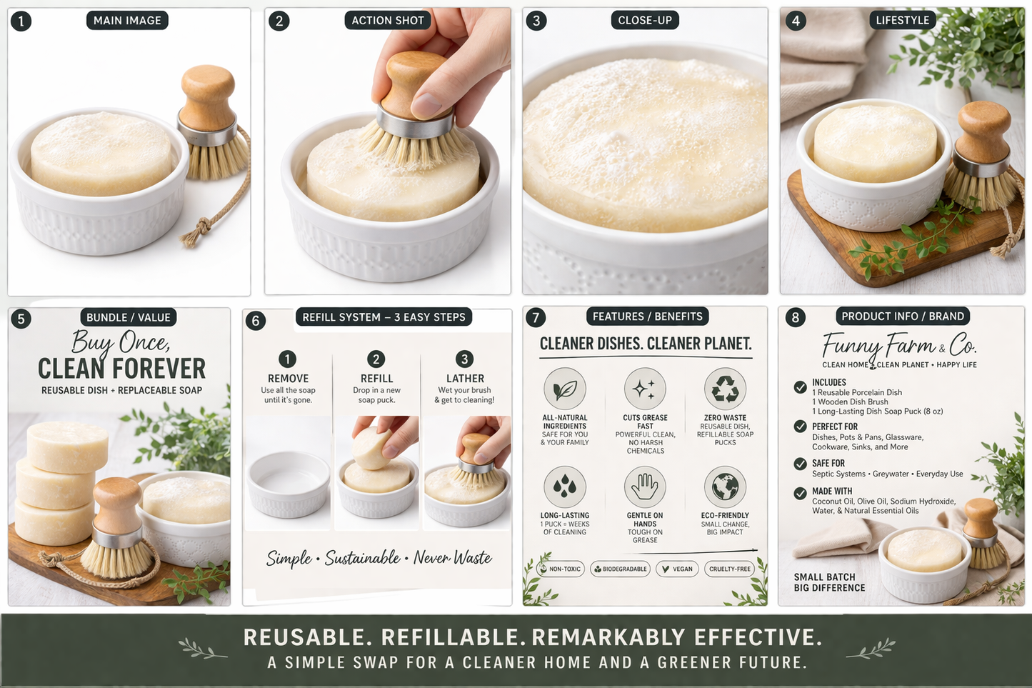 Home Magic: Solid Dish Bar Soap-Grease Beast™