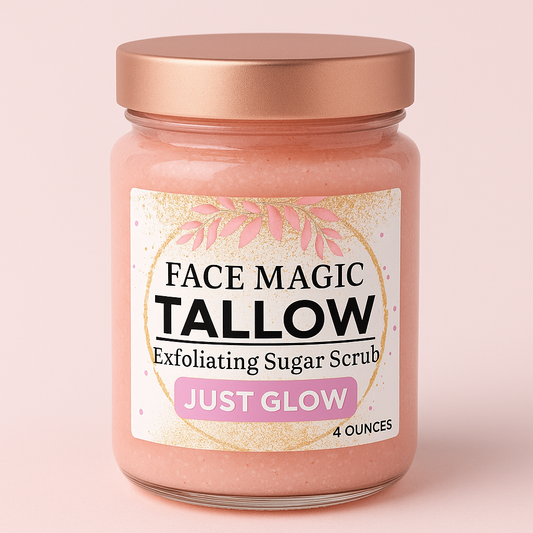 Face Magic: Tallow Fresh Face Sugar Scrub-Cream & Sugar