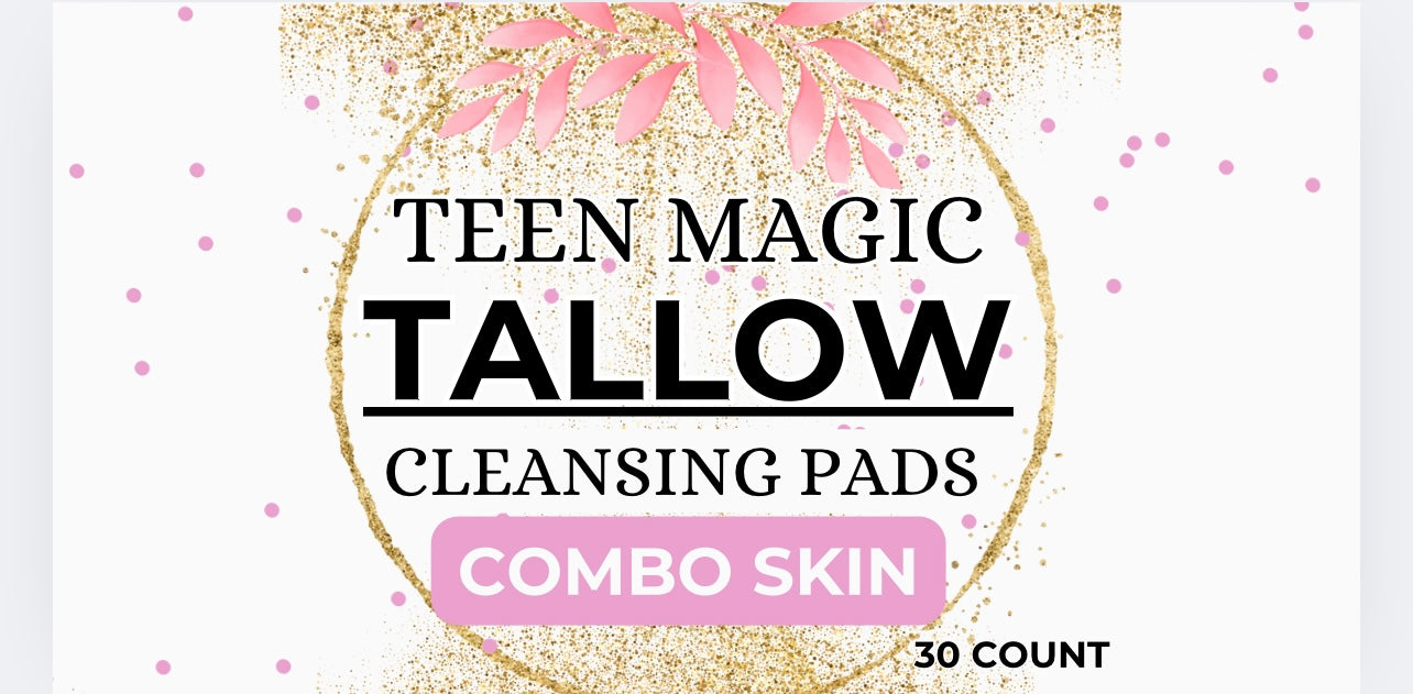 Teen Magic:Tallow Nighttime Face Cleaning Pads