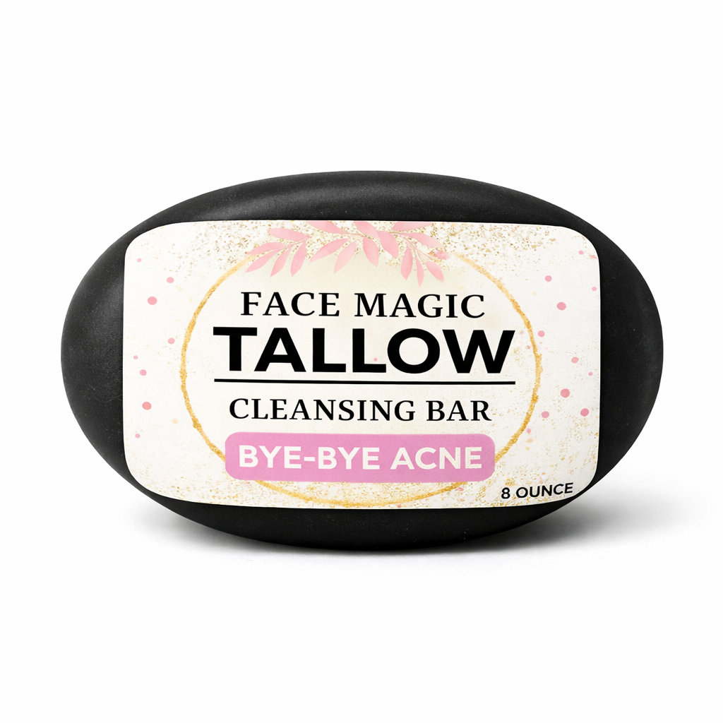 Face Magic: Tallow Cleansing Bar-Bye, Bye Acne