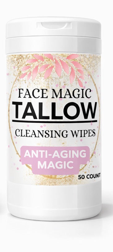 Face Magic: Tallow Cleansing Wipes