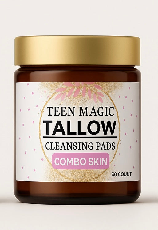 Teen Magic:Tallow Nighttime Face Cleaning Pads