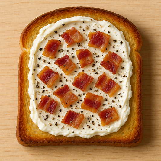 Holy Toast: Bacon & Peppered Ranch